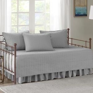 Comfort Spaces Gray Polyester Daybed Set - Daybed set Comfort Spaces Gray Polyester Daybed Set - Daybed set