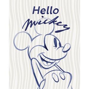 Komar Disney Mickey Mouse Hello Wall Picture Size 40 x 50 cm Children's Room Wall Decoration Komar Disney Mickey Mouse Hello Wall Picture Size 40 x 50 cm Children's Room Wall Decoration