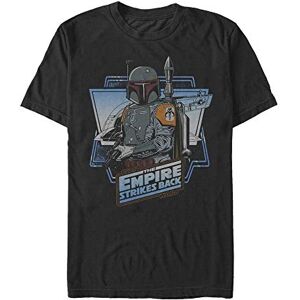 Star Wars Men's Empire Strikes Back Boba Fett T-Shirt, Black, XL Star Wars Men's Empire Strikes Back Boba Fett T-Shirt, Black, XL