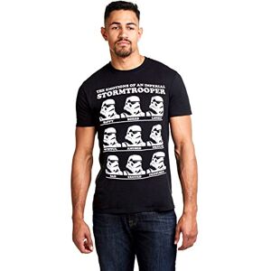 Star Wars Men's Trooper Emotions T Shirt, Black (Black Blk), S UK Star Wars Men's Trooper Emotions T Shirt, Black (Black Blk), S UK