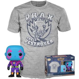Funko Pop!&Tee: Guardians Of the Galaxy Drax Small (S) Hot Christmas T-Shirt Clothes With Collectable Vinyl Figure Gift Idea Toys and Short Sleeve Top for Adults Unisex Men and Women Funko Pop!&Tee: Guardians Of the Galaxy Drax Small (S) Hot Christmas T-Shirt Clothes With Collectable Vinyl Figure Gift Idea Toys and Short Sleeve Top for Adults Unisex Men and Women