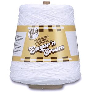 LILY Sugar 'N Cream Cone 400g- White,17.78 x 14.22 x 14.22 cm LILY Sugar 'N Cream Cone 400g- White,17.78 x 14.22 x 14.22 cm