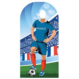 STAR CUTOUTS France (World Cup Football Stand-in) Adult Size 6ft /190cm Tall with Free Mini Destop Cut Out STAR CUTOUTS France (World Cup Football Stand-in) Adult Size 6ft /190cm Tall with Free Mini Destop Cut Out