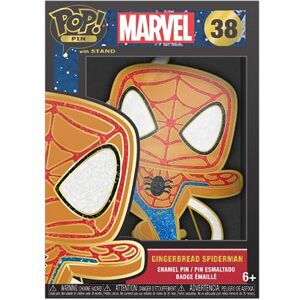 Funko Loungefly POP! Large Enamel Pin MARVEL: GINGERBREAD Spider-Man SPIDERMAN Large Enamel Pin Marvel Comics Enamel Pins Cute Collectable Novelty Brooch for Backpacks & Bags Funko Loungefly POP! Large Enamel Pin MARVEL: GINGERBREAD Spider-Man SPIDERMAN Large Enamel Pin Marvel Comics Enamel Pins Cute Collectable Novelty Brooch for Backpacks & Bags