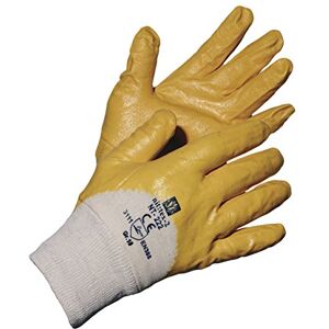 Jah NT-222 Cotton Gloves Nitrile Coating 12 Pairs Medium Weight Knitted Cuff Natural Size 8 Jah NT-222 Cotton Gloves Nitrile Coating 12 Pairs Medium Weight Knitted Cuff Natural Size 8
