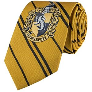 Cinereplicas Harry Potter Adult Hufflepuff Woven Necktie Authentic Official Cinereplicas Harry Potter Adult Hufflepuff Woven Necktie Authentic Official
