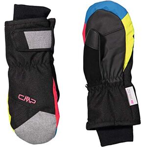 CMP Kids Twill Ski Mitten, Black-B.Jewel-Strawberry, 6 CMP Kids Twill Ski Mitten, Black-B.Jewel-Strawberry, 6