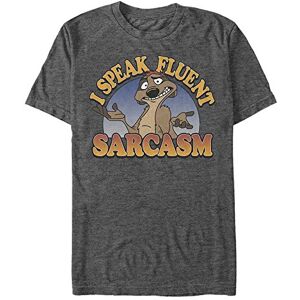 Disney Men's Lion King Timon I Speak Fluent Sarcasm Graphic T-Shirt, Charcoal Heather, XXXL Disney Men's Lion King Timon I Speak Fluent Sarcasm Graphic T-Shirt, Charcoal Heather, XXXL