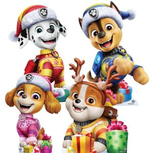 STAR CUTOUTS SC4901 Paw Patrol Christmas Star Mini Multipack Cardboard Cutouts Height 62cm STAR CUTOUTS SC4901 Paw Patrol Christmas Star Mini Multipack Cardboard Cutouts Height 62cm