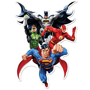 STAR CUTOUTS WA013 Justice League Wall Art Cardboard Cutout Perfect for Birthdays, Gifts, Parties & Fans Superman Batman The Flash & Green Lantern 81cm Tall 57cm Wide STAR CUTOUTS WA013 Justice League Wall Art Cardboard Cutout Perfect for Birthdays, Gifts, Parties & Fans Superman Batman The Flash & Green Lantern 81cm Tall 57cm Wide