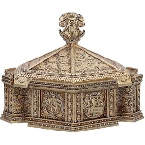 Nemesis Now Harry Potter Hogwarts Trinket Box, Resin, Gold, Officially Licensed Harry Potter Merchandise, Hogwarts Accessory Box, Red Velour Interior, Cast in the Finest Resin, Expertly Hand-Painted Nemesis Now Harry Potter Hogwarts Trinket Box, Resin, Gold, Officially Licensed Harry Potter Merchandise, Hogwarts Accessory Box, Red Velour Interior, Cast in the Finest Resin, Expertly Hand-Painted