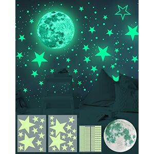 Noa Home Deco Luminous Stickers, 435 Pieces, Glow in The Dark Stars, Self-Adhesive Stickers for Children, Glow in The Dark Stars, Fluorescent Stickers for Ceiling Decoration of Children's Rooms Noa Home Deco Luminous Stickers, 435 Pieces, Glow in The Dark Stars, Self-Adhesive Stickers for Children, Glow in The Dark Stars, Fluorescent Stickers for Ceiling Decoration of Children's Rooms