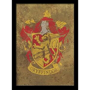 Pyramid Harry Potter (Gryffindor Crest) A3 30cm x 40cm Framed, Collectors Print, Ideal Choice for Fans and Collectors, One Size Pyramid Harry Potter (Gryffindor Crest) A3 30cm x 40cm Framed, Collectors Print, Ideal Choice for Fans and Collectors, One Size