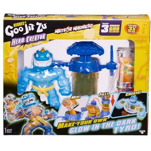 Heroes of Goo Jit Zu Hero Creator Tyro, With 3 Unique Goo Fillings, Mix, Fill & Create Your Own Stretchy Action Figure Heroes of Goo Jit Zu Hero Creator Tyro, With 3 Unique Goo Fillings, Mix, Fill & Create Your Own Stretchy Action Figure