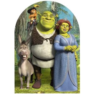 STAR CUTOUTS STSC821 Offical Lifesize Cardboard Cutout Party Decoration & Fun Gift Shrek Fiona Donkey Child Size Stand in Height 134cm STAR CUTOUTS STSC821 Offical Lifesize Cardboard Cutout Party Decoration & Fun Gift Shrek Fiona Donkey Child Size Stand in Height 134cm