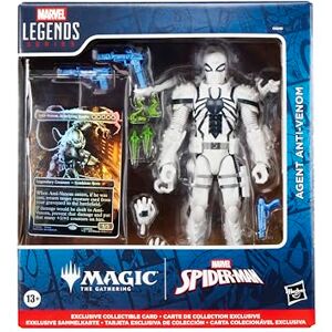 Marvel Legends Series Magic: The Gathering Agent Anti-Venom, Spider-Man Action Figure plus Exclusive Foil Trading Card Marvel Legends Series Magic: The Gathering Agent Anti-Venom, Spider-Man Action Figure plus Exclusive Foil Trading Card