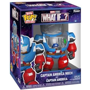 Funko Bitty Bots: Marvel WI- Captain America Mech w/Cap Funko Bitty Bots: Marvel WI- Captain America Mech w/Cap