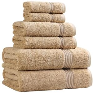 Superior Cotton Toast 6 Piece Towel Set - Towel Set Superior Cotton Toast 6 Piece Towel Set - Towel Set
