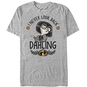 Disney Pixar Incredibles Dahling Simplified 2 Organic Short Sleeve T-Shirt, Grey (Grey Blend), XL Disney Pixar Incredibles Dahling Simplified 2 Organic Short Sleeve T-Shirt, Grey (Grey Blend), XL