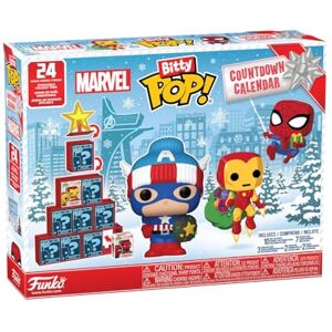 Funko Bitty Pop! Countdown Calendar: Marvel Comics Advent Calendar 24 Days Of Surprise Collectable Vinyl Mini Figures Mystery Box Gift Idea Holiday Xmas for Girls, Boys & Kids Funko Bitty Pop! Countdown Calendar: Marvel Comics Advent Calendar 24 Days Of Surprise Collectable Vinyl Mini Figures Mystery Box Gift Idea Holiday Xmas for Girls, Boys & Kids