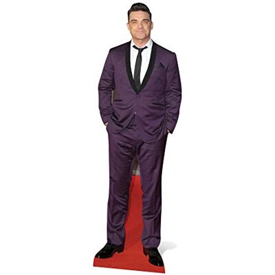 Robbie Williams – Lila Anzug, 59 x 186 - Party Cutout Robbie Williams – Lila Anzug, 59 x 186 - Party Cutout