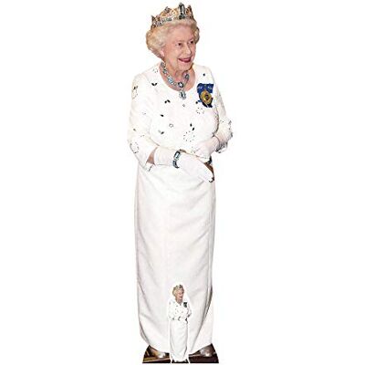 Star Cutouts Queen Cardboard Cut Out Wearing Crown Handshake Style - 172cm - Cardboard Cutout Star Cutouts Queen Cardboard Cut Out Wearing Crown Handshake Style - 172cm - Cardboard Cutout