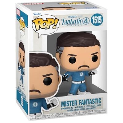 Funko POP! Marvel: Fantastic Four Mr. Fantastic Collectable Vinyl Figure Gift Idea Official Merchandise Toys For Kids & Adults Model Figure for Collectors and Display Funko POP! Marvel: Fantastic Four Mr. Fantastic Collectable Vinyl Figure Gift Idea Official Merchandise Toys For Kids & Adults Model Figure for Collectors and Display