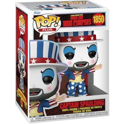 Funko Pop! Plus: House Of a Thousand Corpses – Capt. Captain Spaulding House Of 1000 Corpses (2003) Collectable Vinyl Figure Gift Idea Official Merchandise Toys for Kids & Adults Funko Pop! Plus: House Of a Thousand Corpses – Capt. Captain Spaulding House Of 1000 Corpses (2003) Collectable Vinyl Figure Gift Idea Official Merchandise Toys for Kids & Adults