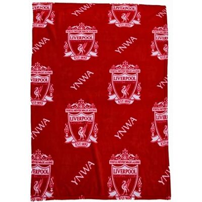 Liverpool F.C. Liverpool FC Officially Licensed Fleece Throw Blanket Super Soft, Football YNWA Design Warm Super Soft Feel Red Throw Perfect for Home, Bedroom, Sleepovers & Camping Liverpool F.C. Liverpool FC Officially Licensed Fleece Throw Blanket Super Soft, Football YNWA Design Warm Super Soft Feel Red Throw Perfect for Home, Bedroom, Sleepovers & Camping