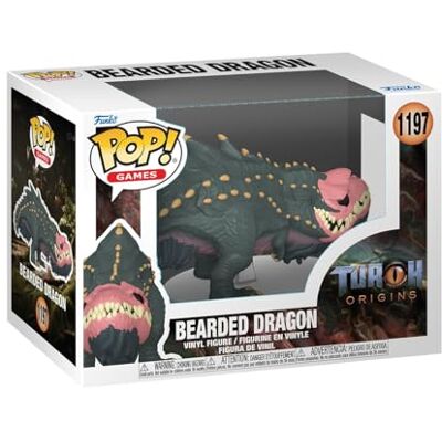 Funko POP! Games: Turok Bearded Dragon Collectable Vinyl Figure Gift Idea Official Merchandise Toys For Kids & Adults Model Figure for Collectors and Display Funko POP! Games: Turok Bearded Dragon Collectable Vinyl Figure Gift Idea Official Merchandise Toys For Kids & Adults Model Figure for Collectors and Display