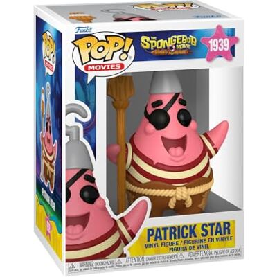 Funko Pop! Movies: The SpongeBob Movie Patrick Star Collectable Vinyl Figure Gift Idea Official Merchandise Toys for Kids & Adults Model Figure for Collectors Funko Pop! Movies: The SpongeBob Movie Patrick Star Collectable Vinyl Figure Gift Idea Official Merchandise Toys for Kids & Adults Model Figure for Collectors