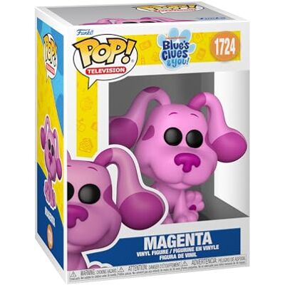 Funko Pop! Animation: Blues Clues Magenta Collectable Vinyl Figure Gift Idea Official Merchandise Toys for Kids & Adults TV Fans Model Figure for Collectors and Display Funko Pop! Animation: Blues Clues Magenta Collectable Vinyl Figure Gift Idea Official Merchandise Toys for Kids & Adults TV Fans Model Figure for Collectors and Display