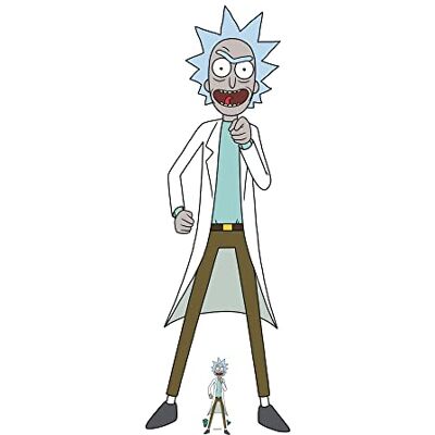 Iconicgreats - Rick Sanchez Cardboard Cutout Official Standee Iconicgreats - Rick Sanchez Cardboard Cutout Official Standee