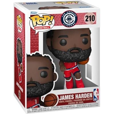 Funko Pop! NBA: Clippers James Harden NBA Players Collectable Vinyl Figure Gift Idea Official Merchandise Toys for Kids & Adults Sports Fans Model Figure for Collectors and Display Funko Pop! NBA: Clippers James Harden NBA Players Collectable Vinyl Figure Gift Idea Official Merchandise Toys for Kids & Adults Sports Fans Model Figure for Collectors and Display