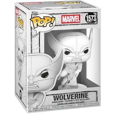 Funko POP! Marvel: Wolverine Sketched Collectable Vinyl Figure Gift Idea Official Merchandise Toys For Kids & Adults Model Figure for Collectors and Display Funko POP! Marvel: Wolverine Sketched Collectable Vinyl Figure Gift Idea Official Merchandise Toys For Kids & Adults Model Figure for Collectors and Display