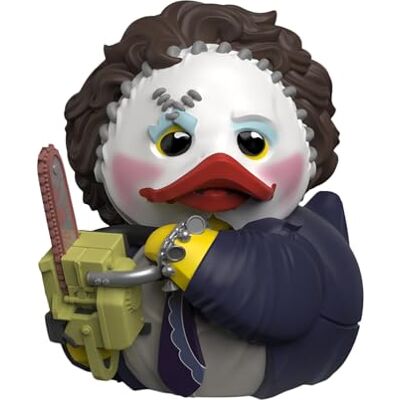 TUBBZ Boxed Edition: Horror Texas Chainsaw Leatherface Pretty Woman Cosplaying Rubber Duck Vinyl Figure TUBBZ Boxed Edition: Horror Texas Chainsaw Leatherface Pretty Woman Cosplaying Rubber Duck Vinyl Figure