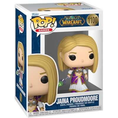 Funko Pop! Games: World Of Warcraft Jaina Proudmoore Collectable Vinyl Figure Gift Idea Official Merchandise Toys for Kids & Adults Video Games Fans Model Figure for Collectors Funko Pop! Games: World Of Warcraft Jaina Proudmoore Collectable Vinyl Figure Gift Idea Official Merchandise Toys for Kids & Adults Video Games Fans Model Figure for Collectors