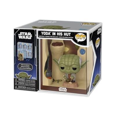 Funko POP! Nooks: Star Wars Yoda in his hut Stack or display Collectable Vinyl Figure Gift Idea Official Merchandise Toys For Kids & Adults Model Figure for Collectors and Display Funko POP! Nooks: Star Wars Yoda in his hut Stack or display Collectable Vinyl Figure Gift Idea Official Merchandise Toys For Kids & Adults Model Figure for Collectors and Display