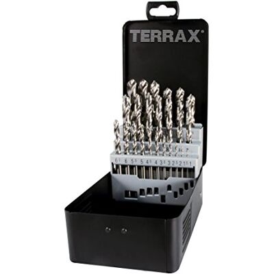 RUKO TERRAX A214215 Juegos brocas DIN 338 tipo N HSS rectificadas 25 piezas RUKO TERRAX A214215 Juegos brocas DIN 338 tipo N HSS rectificadas 25 piezas
