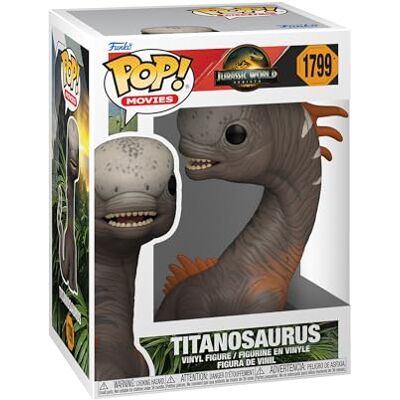 Funko Pop! Movies: Jurassic World: Rebirth Titanosaurus Collectable Vinyl Figure Gift Idea Official Merchandise Toys for Kids & Adults Movies Fans Model Figure for Collectors Funko Pop! Movies: Jurassic World: Rebirth Titanosaurus Collectable Vinyl Figure Gift Idea Official Merchandise Toys for Kids & Adults Movies Fans Model Figure for Collectors
