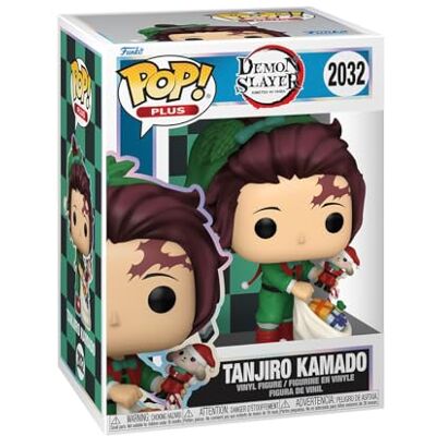 Funko Pop! Plus: Demon Slayer Tanjiro Kamado (Holidays) Collectable Vinyl Figure Gift Idea Toys for Kids & Adults Anime Fans Model Figure for Collectors and Display Funko Pop! Plus: Demon Slayer Tanjiro Kamado (Holidays) Collectable Vinyl Figure Gift Idea Toys for Kids & Adults Anime Fans Model Figure for Collectors and Display
