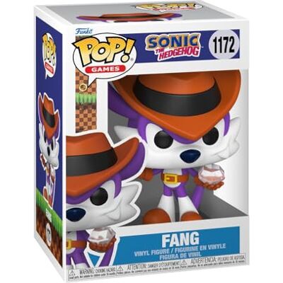 Funko Pop! Games: Sonic the Hedgehog Fang the Hunter Collectable Vinyl Figure Gift Idea Official Merchandise Toys for Kids & Adults Video Games Fans Model Figure for Collectors Funko Pop! Games: Sonic the Hedgehog Fang the Hunter Collectable Vinyl Figure Gift Idea Official Merchandise Toys for Kids & Adults Video Games Fans Model Figure for Collectors