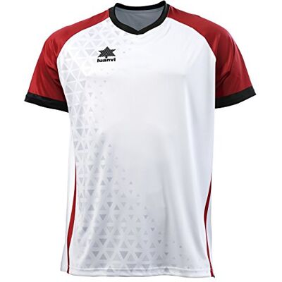 Luanvi Cardiff White Unisex Short Sleeve Sports T-Shirt - T-Shirt Luanvi Cardiff White Unisex Short Sleeve Sports T-Shirt - T-Shirt