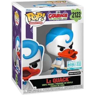 Funko Pop! Supreme LE: Courage The Cowardly Dog Le Quack Collectable Vinyl Figure Gift Idea Official Merchandise Toys for Kids & Adults Cartoon Fans Model Figure for Collectors Funko Pop! Supreme LE: Courage The Cowardly Dog Le Quack Collectable Vinyl Figure Gift Idea Official Merchandise Toys for Kids & Adults Cartoon Fans Model Figure for Collectors