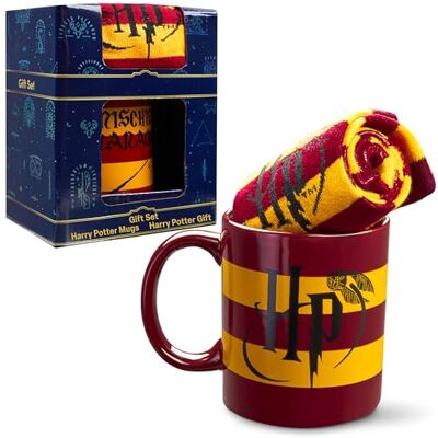 Harry Potter - Mug and Sock Gift Set Gryffindor - Cotton-Polyester Socks One Size Harry Potter - Mug and Sock Gift Set Gryffindor - Cotton-Polyester Socks One Size