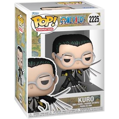Funko POP! Animation: One Piece Kuro Collectable Vinyl Figure Gift Idea Official Merchandise Toys For Kids & Adults Model Figure for Collectors and Display Funko POP! Animation: One Piece Kuro Collectable Vinyl Figure Gift Idea Official Merchandise Toys For Kids & Adults Model Figure for Collectors and Display