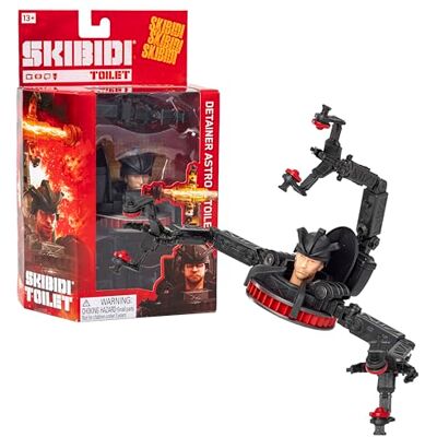 SKIBIDI TOILET Deluxe Detainer Astro Toilet Figure Series 2 Collectable Figures, YouTube Animation, Officially Licensed Merch, Highly Likely Blue SKIBIDI TOILET Deluxe Detainer Astro Toilet Figure Series 2 Collectable Figures, YouTube Animation, Officially Licensed Merch, Highly Likely Blue