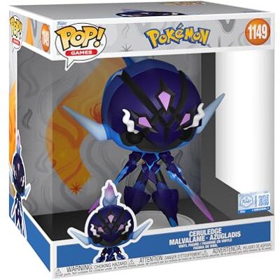 ZXCVB Funko POP! Jumbo: Pokemon Ceruledge Collectable Vinyl Figure Gift Idea Official Merchandise Toys For Kids & Adults Model Figure for Collectors and Display ZXCVB Funko POP! Jumbo: Pokemon Ceruledge Collectable Vinyl Figure Gift Idea Official Merchandise Toys For Kids & Adults Model Figure for Collectors and Display