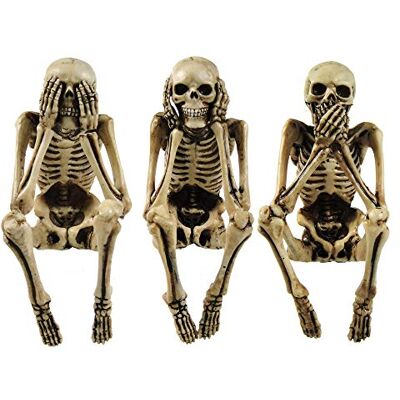 Nemesis Now Nem4341 Figurka - Skeleton 14cm Ivory Nemesis Now Nem4341 Figurka - Skeleton 14cm Ivory