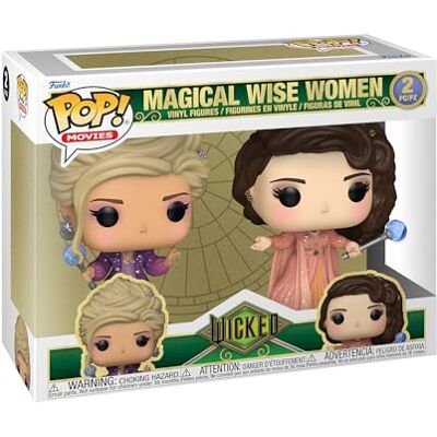 Funko Pop! Movies: Wicked 2 Pack (Emerald City Players (Kristen Chenoweth) City Players) Wicked Part 1 Vinyl Collectible Figure Gift Idea Official Merchandise Movies Fans Funko Pop! Movies: Wicked 2 Pack (Emerald City Players (Kristen Chenoweth) City Players) Wicked Part 1 Vinyl Collectible Figure Gift Idea Official Merchandise Movies Fans